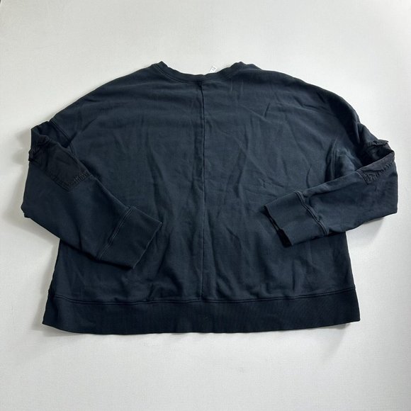 Fabletics Women’s Black Long‎ Sleeve Pocket Sweatshirt Sweater Pullover Size 2X - Picture 2 of 9